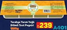 TARABYA YARIM YAĞLI DİLİMLİ TOST PEYNİRİ 1200 G